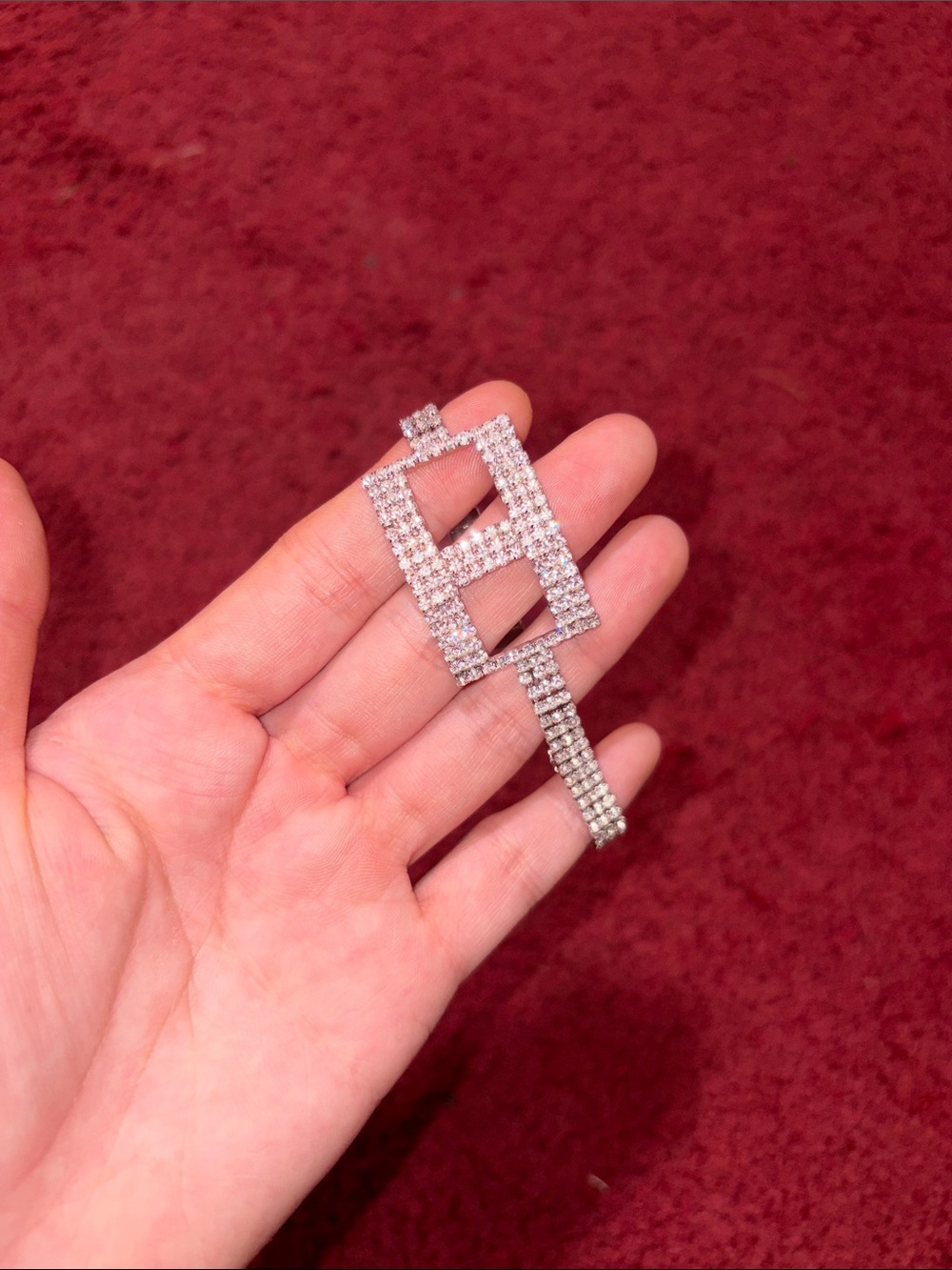 NEVER WORN Retrofete Silver H Bracelet